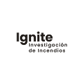 Logo de Ignite Investigación de Incendios en negro con tipografía moderna sobre fondo blanco